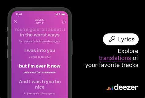deezer add lyrics|Deezer First to Launch In.